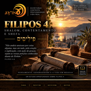 Iguéret Shaul el haKedoshim beFilipos (Filipenses) 4 — Shalom, Contentamento e Shefa